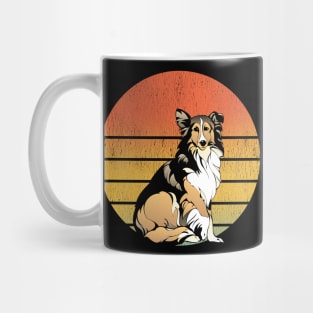 border collie dog Mug